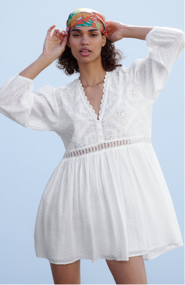 10 savršenih modela letnje bele haljine u Zari