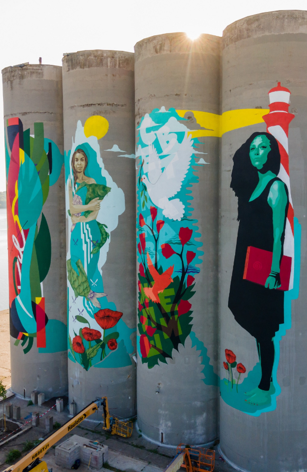 Kompanija A1 Srbija i beogradski Silosi otkrili su četiri nova murala naših vodećih umetnika
