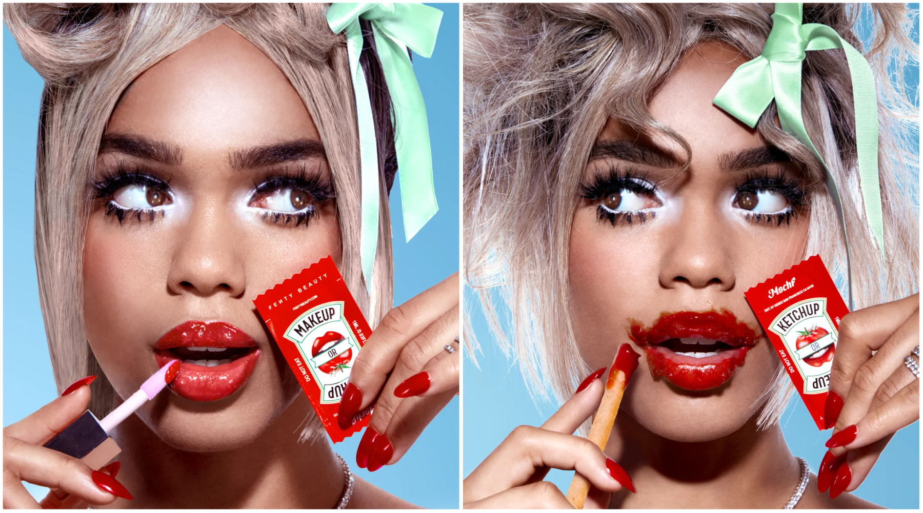 Nova MSCHF x Fenty Beauty saradnja će vas naterati da se pitate: Kečap ili Šminka?