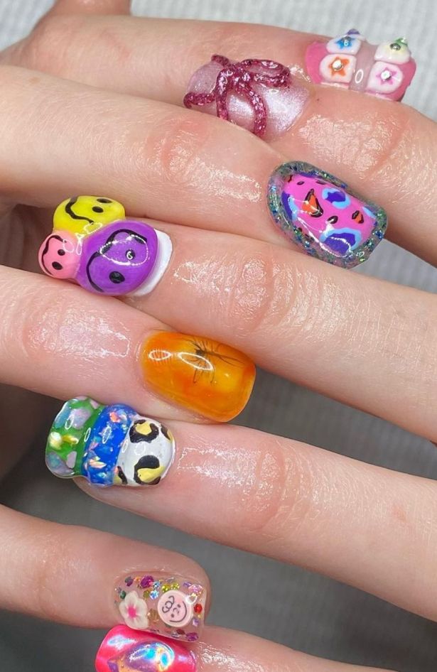 Hypebeast nail art inspiracija: Kič nije samo za duge nokte