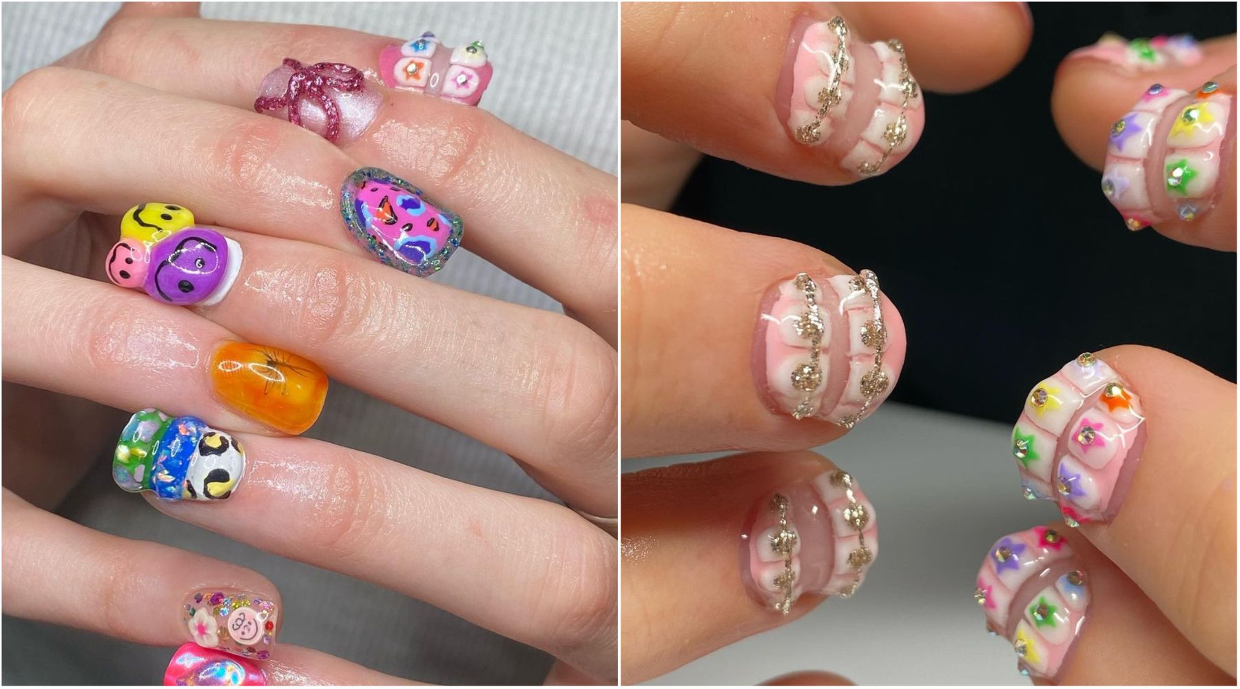 Hypebeast nail art inspiracija: Kič nije samo za duge nokte