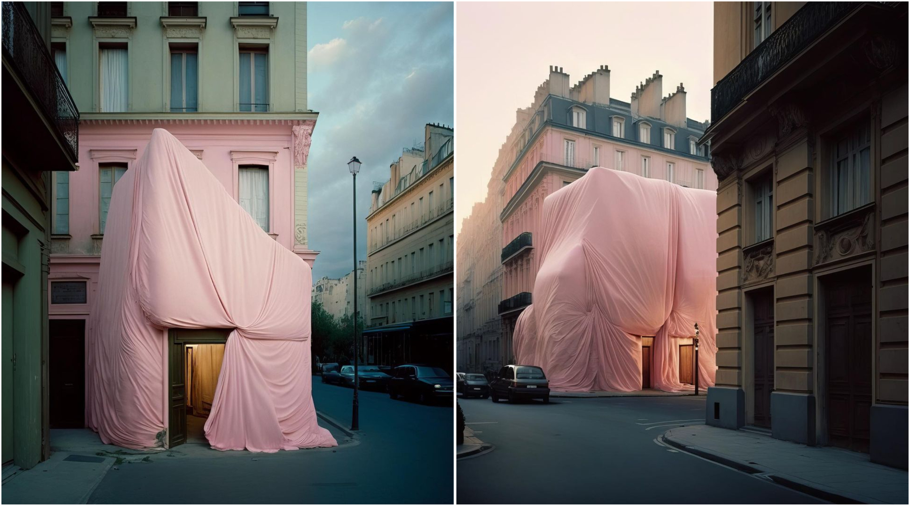 Pretty in pink: Argentinski umetnik prekrio je ulice Pariza u ružičasto
