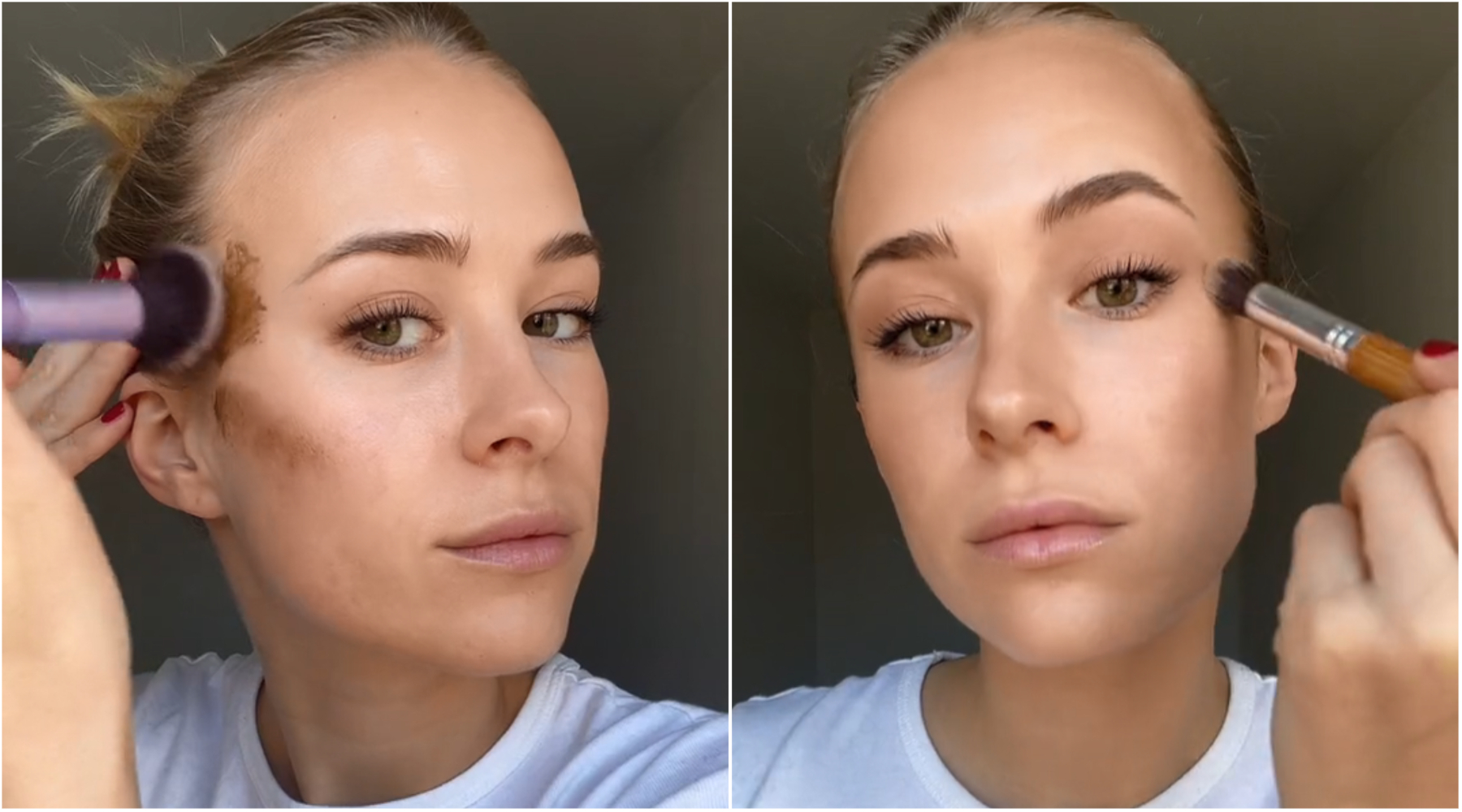 Beauty trick: Konturisanje lica penom za samopotamnjivanje