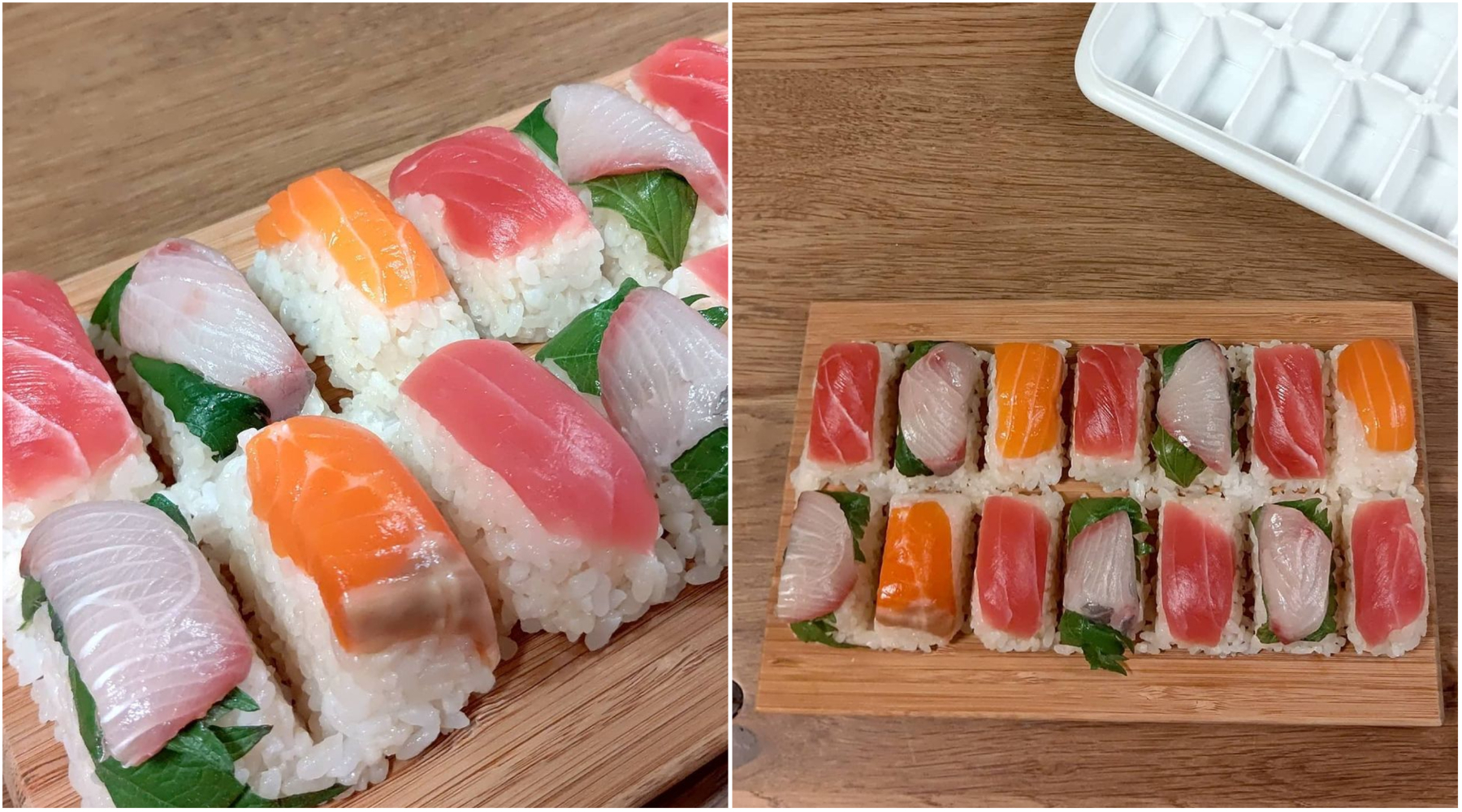 Ice cube sushi: Kako napraviti jednostavan homemade sushi u kalupu za led