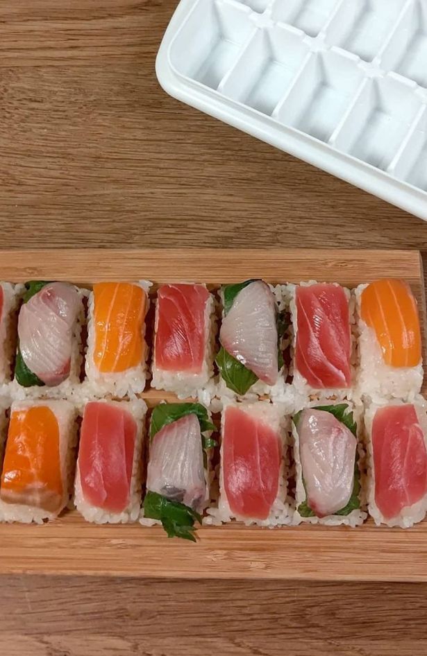 Ice cube sushi: Kako napraviti jednostavan homemade sushi u kalupu za led