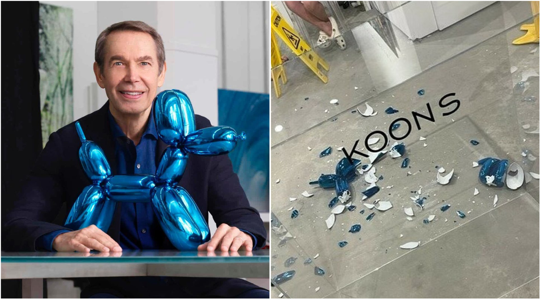 Posetilac slučajno razbio Jeff Koons „Balloon dog“ skulpturu vrednu 42 hiljade dolara