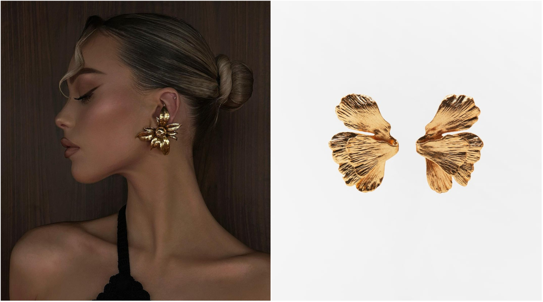 Trend alert: Chunky floral earrings