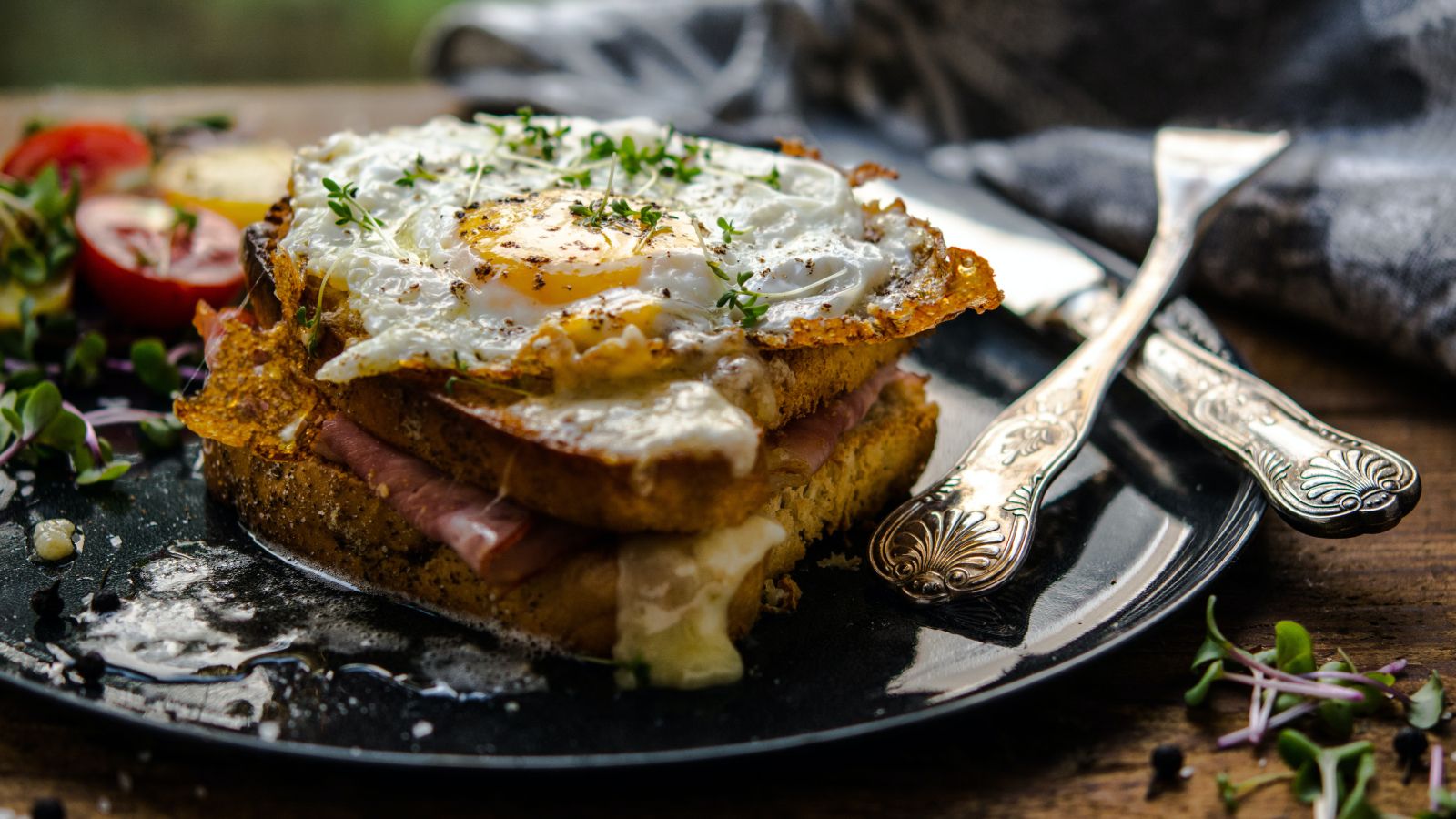 Francuski croque monsieur sendvič