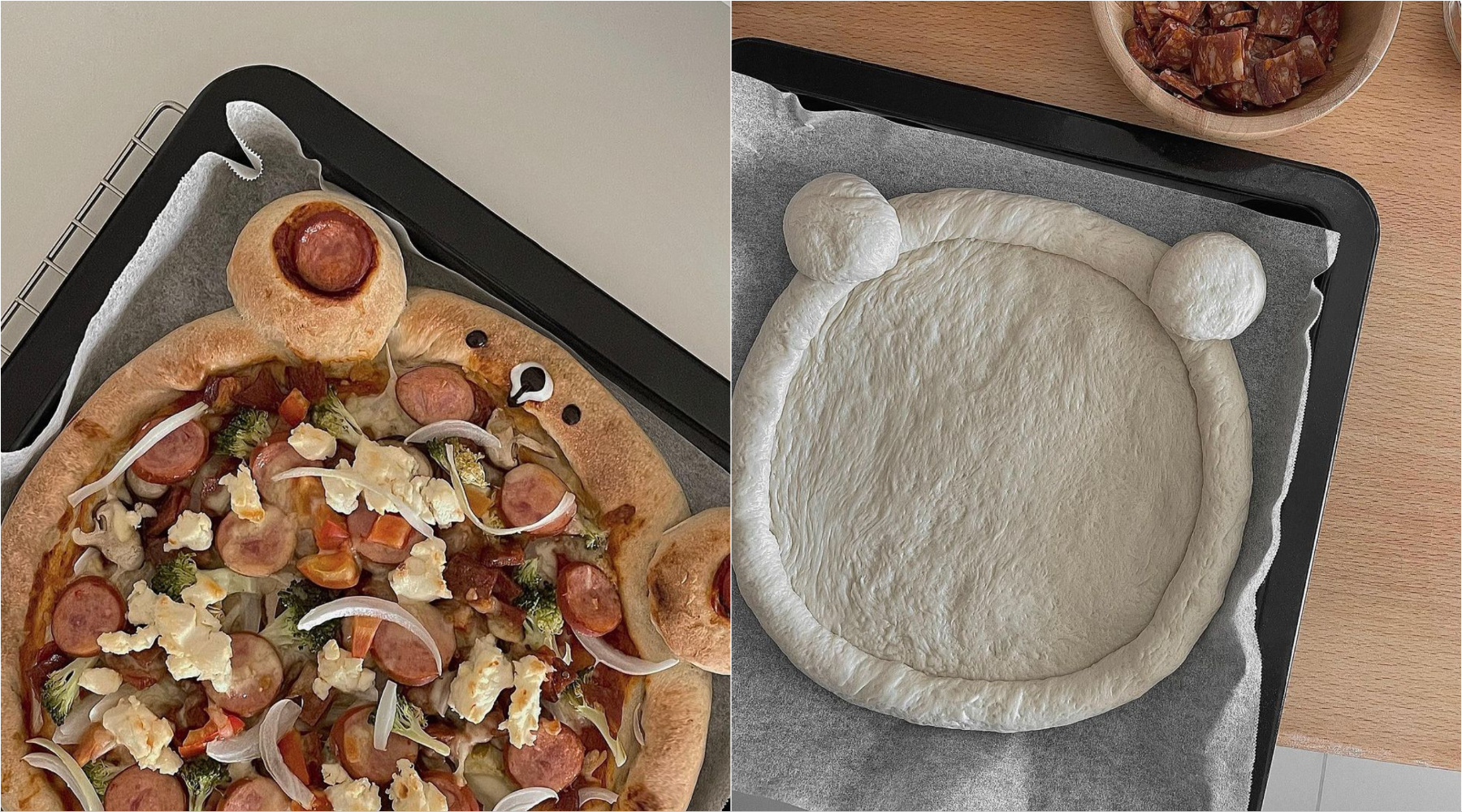 Pizza bear: Pravimo picu u obliku medvedića