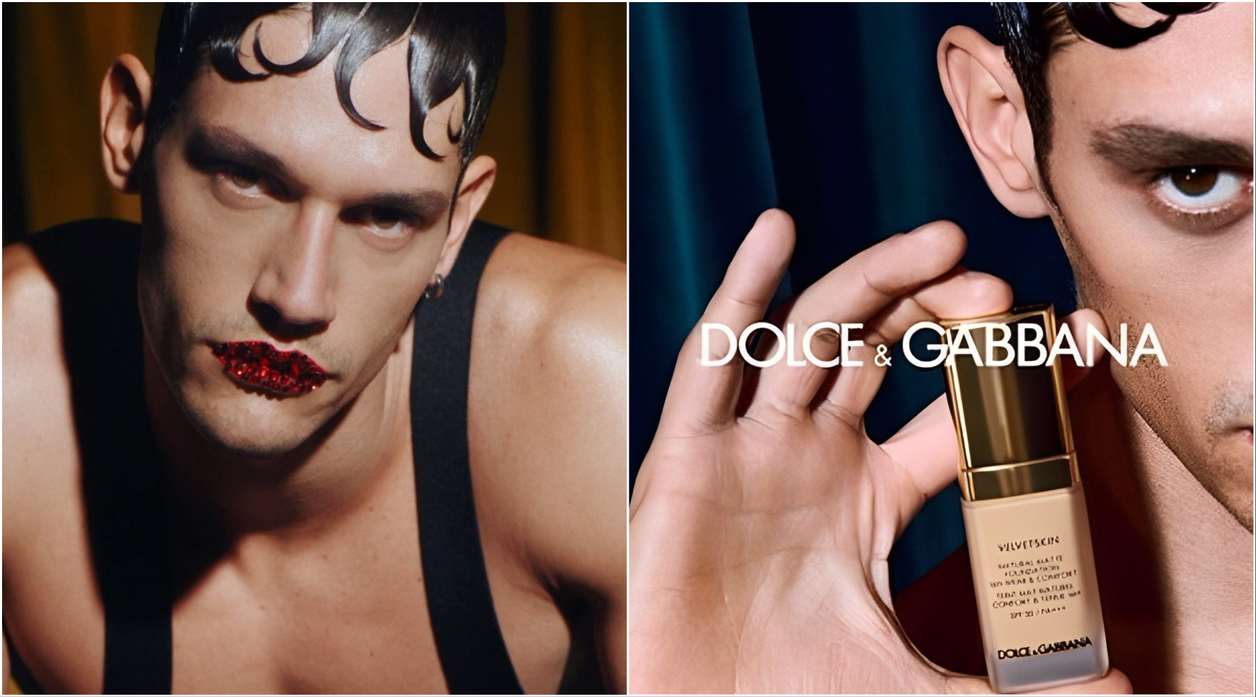 Model Vučina Džankić u Dolce & Gabbana Beauty kampanji