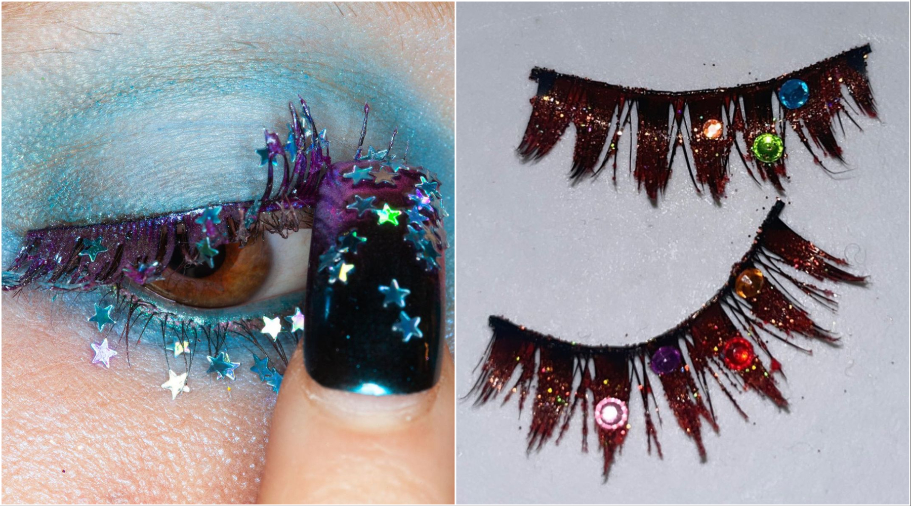Glitter lashes: Šljokice smo ove sezone rezervisali za trepavice