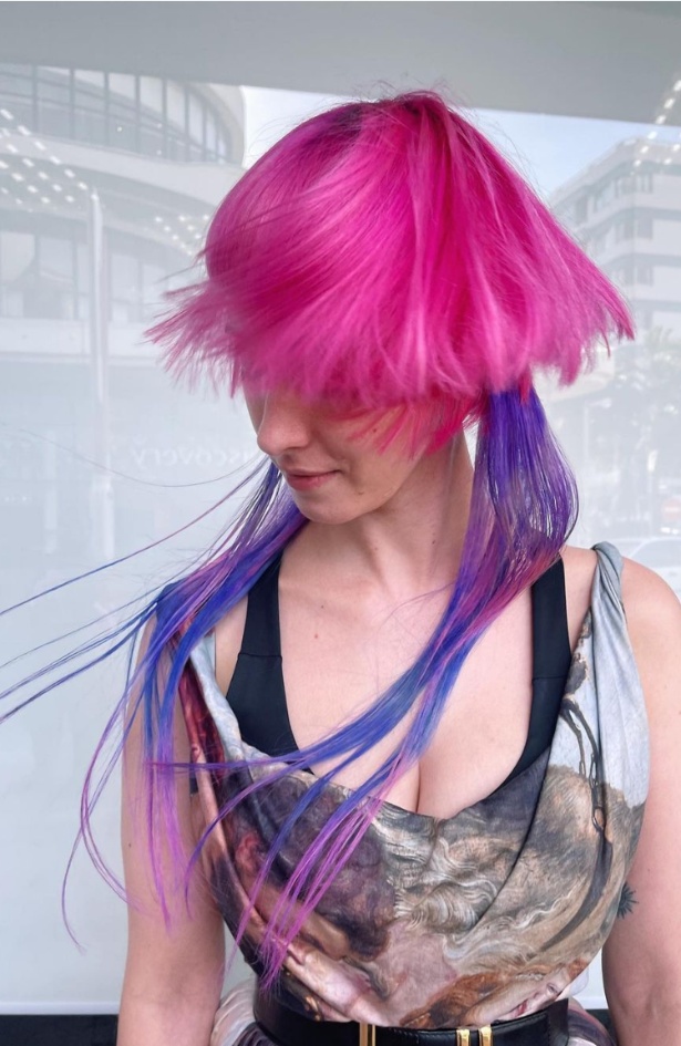 Hypebeast hairstyle inspo: Jellyfish hair