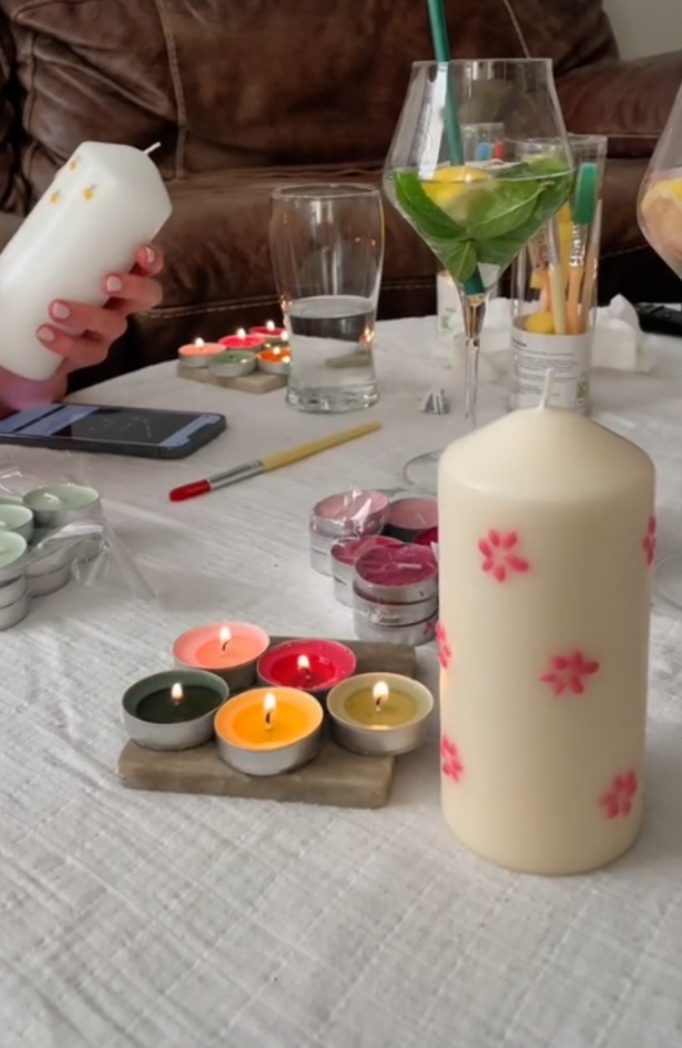 Candle painting: Viralan TikTok trend oslikavanja sveća