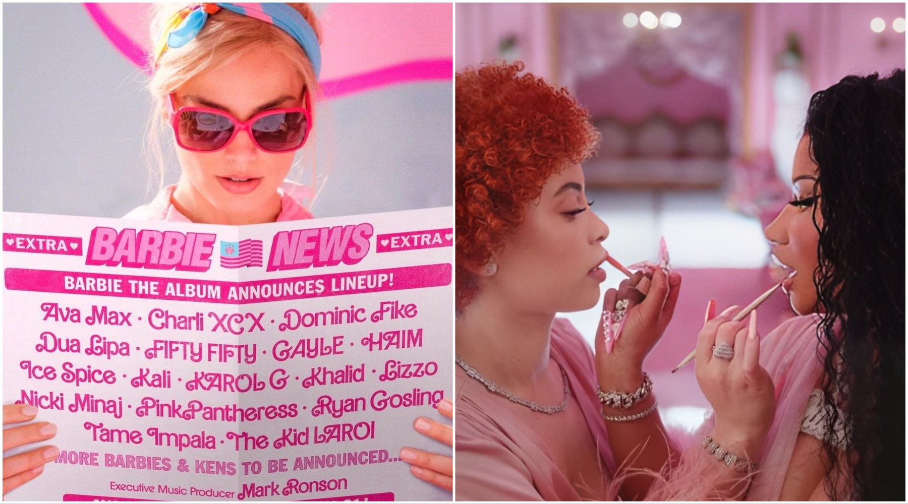 Objavljen je zvaničan soundtrack za film „Barbie“ i uključuje umetnike kao što su Nicki Minaj, Ice Spice, Charlie XCX, Tame Imapla i drugi