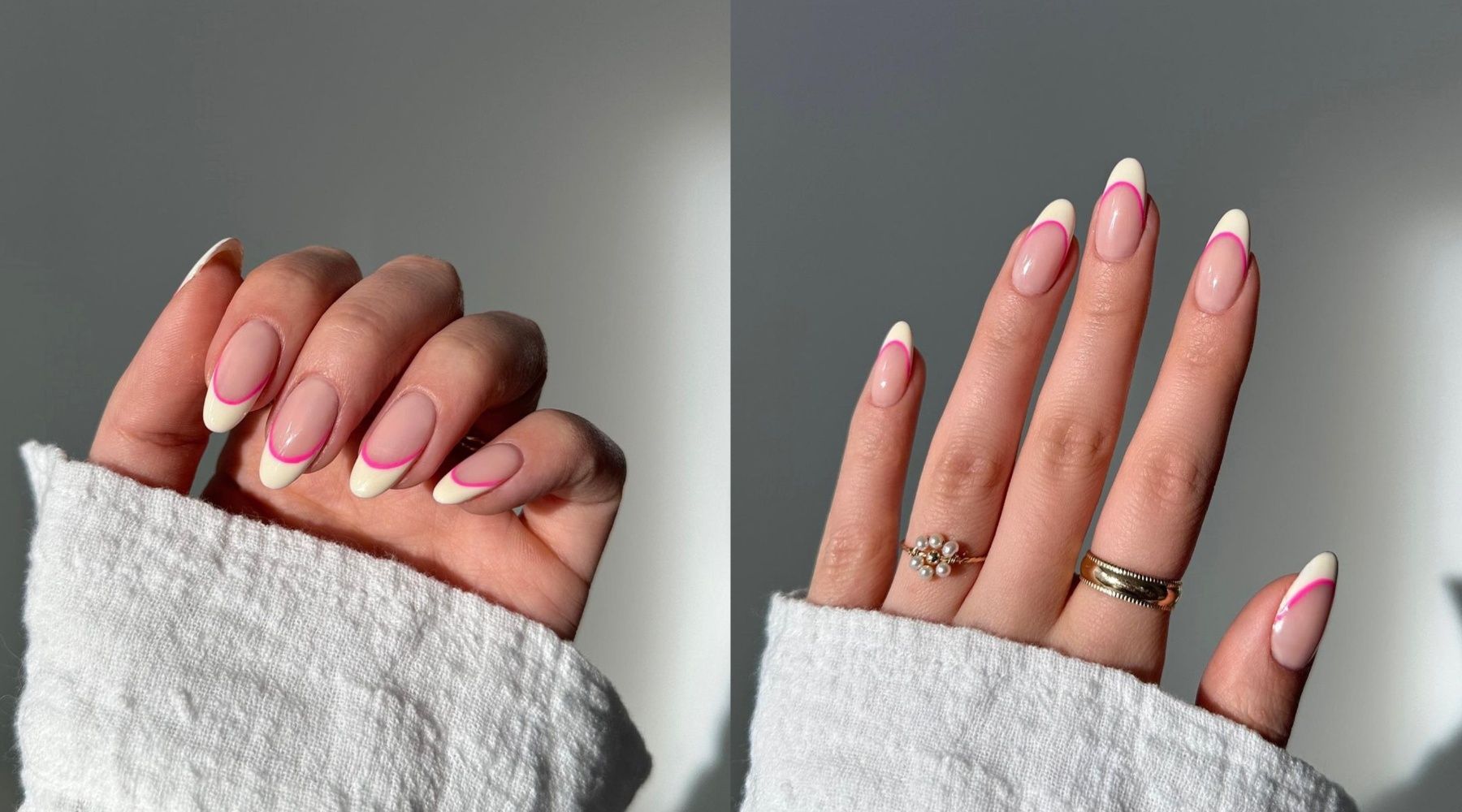 Nail art inspo: Francuski manikir u različitim bojama je beauty hit leta