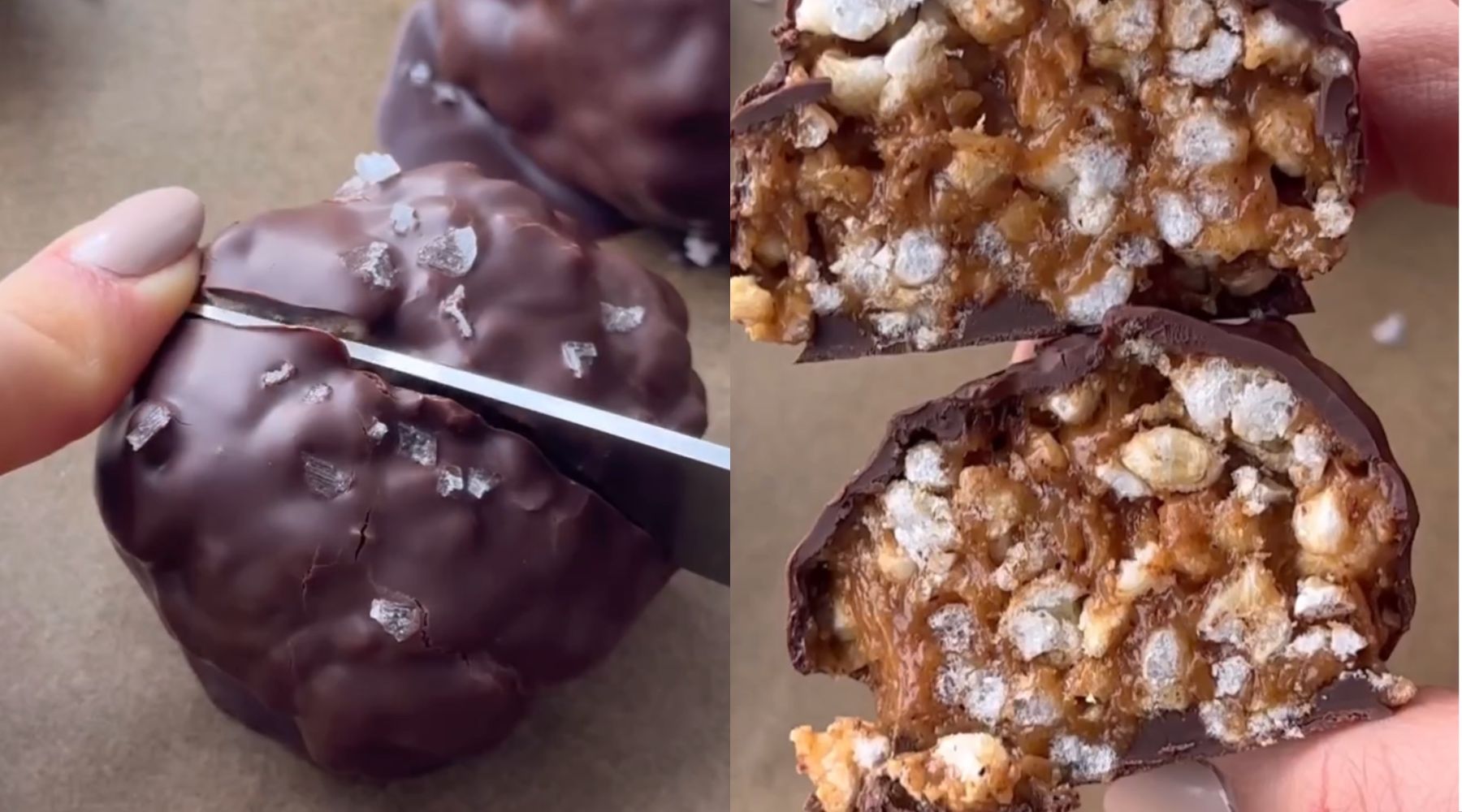 Rice cake čokoladne kuglice