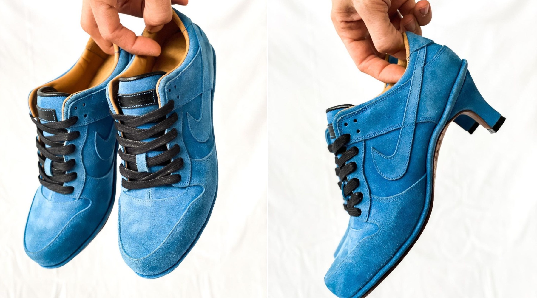 Wishlist: Blue Suede Nike Heels