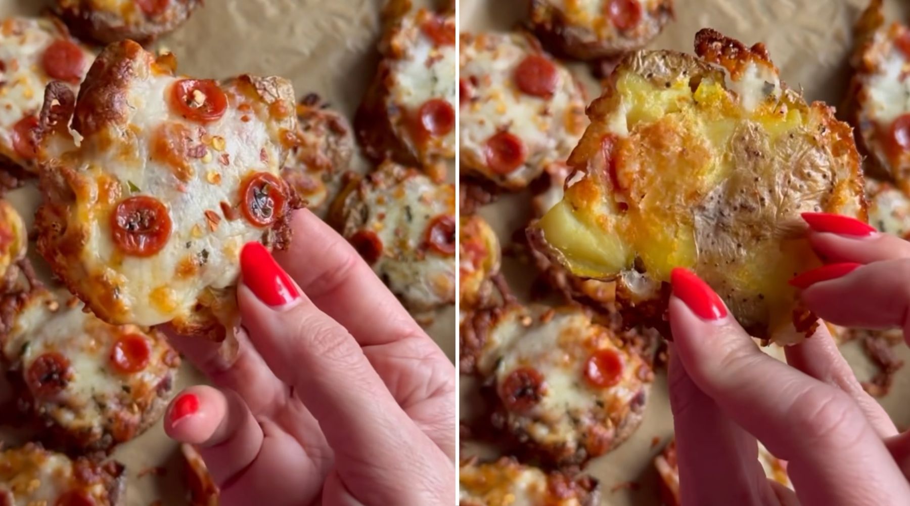 Pravimo hrskave mini pizze od mladih krompirića