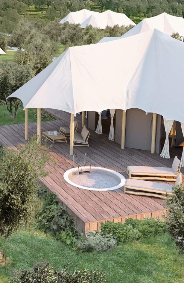 Ovaj Glamping & Spa u Italiji je upravo kako mi zamišljamo odmor iz snova