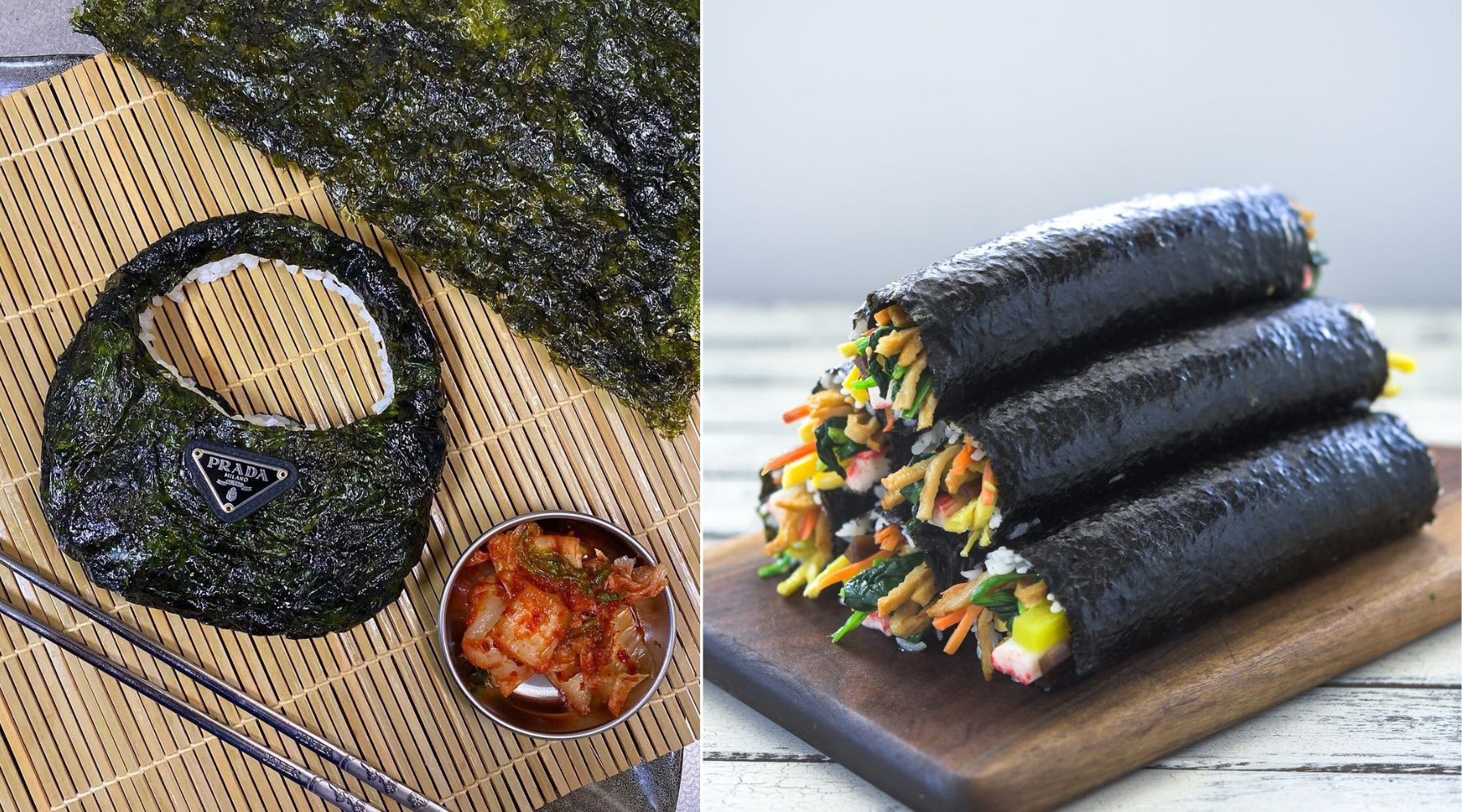 Hypebeast meets Korea: Prada seaweed rolls
