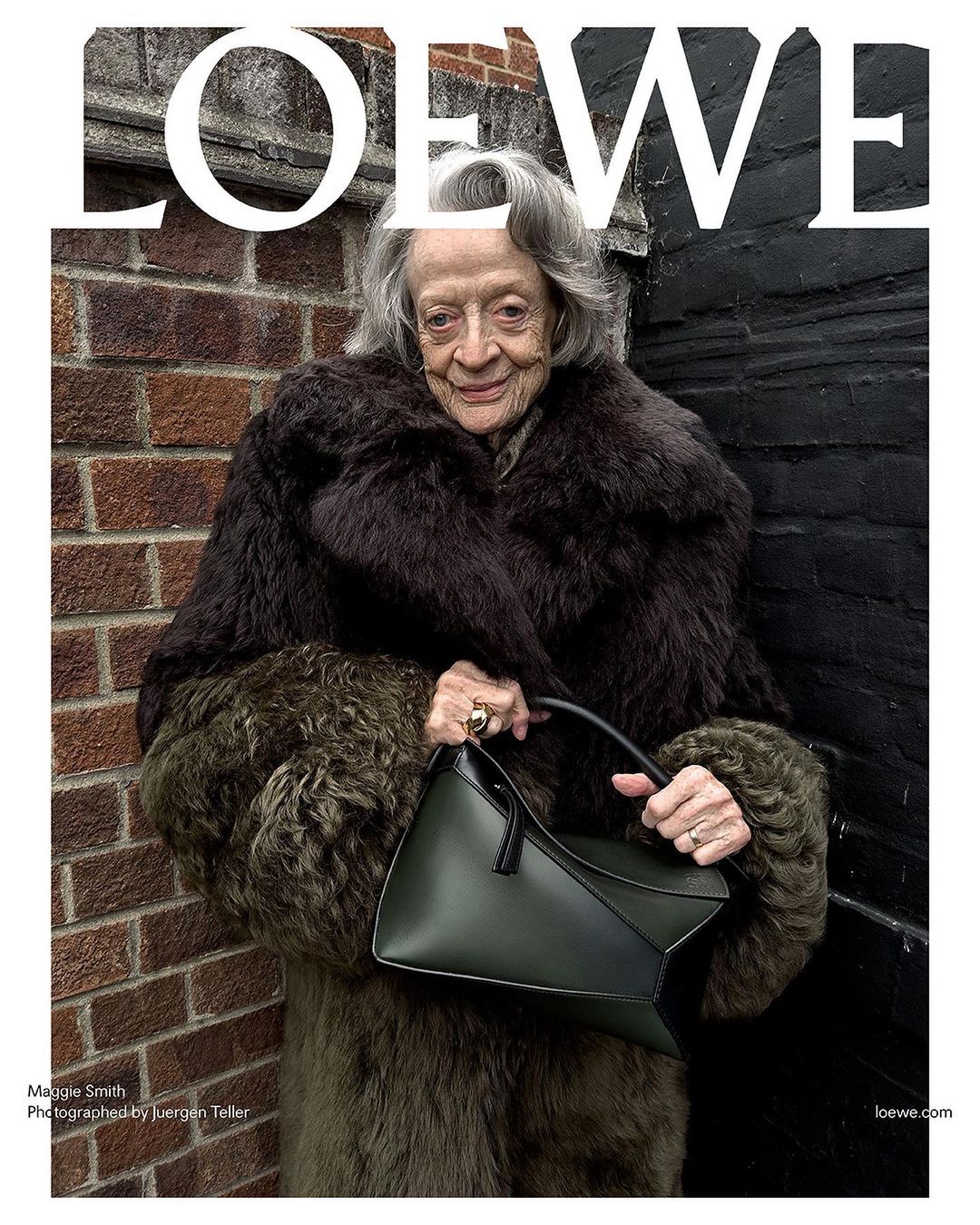 Maggie Smith lice nove LOEWE kampanje