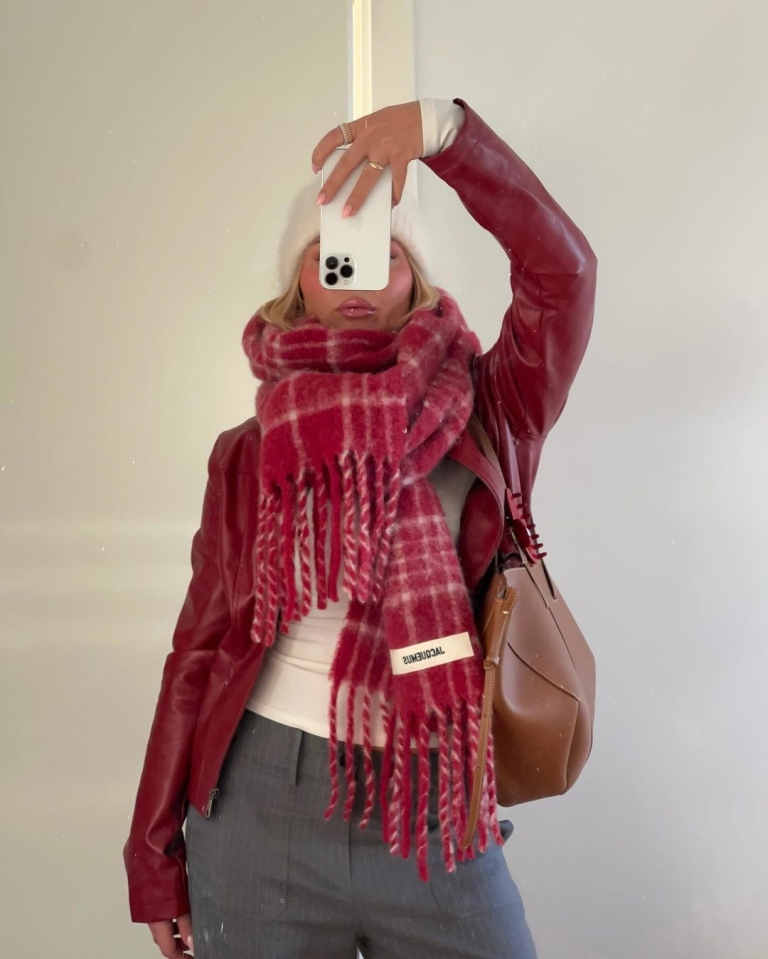 Chunky scarf season: Jedan šal, četiri načina za vezivanje