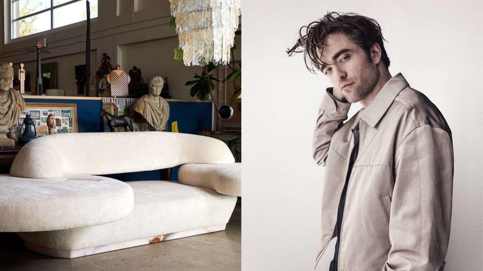 Pogledajte kako izgleda sofa koju je dizajnirao glumac Robert Pattinson