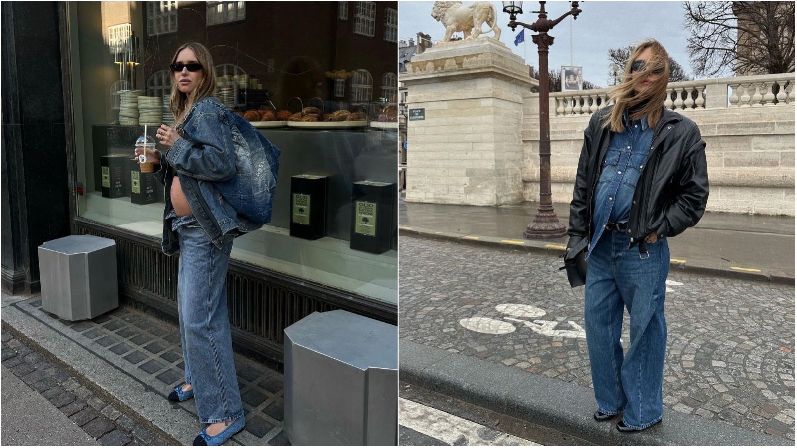 Love Affair: Trudnice i double denim