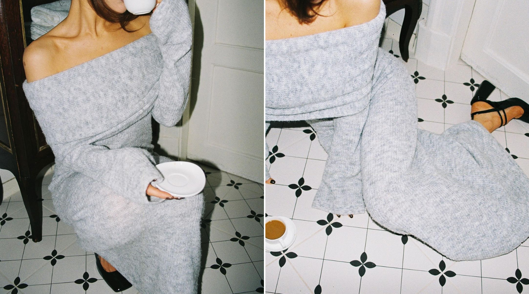 Off-the-shoulder komadi i dalje se nose – a evo kako isti efekat možete da postignete majicom na bretele