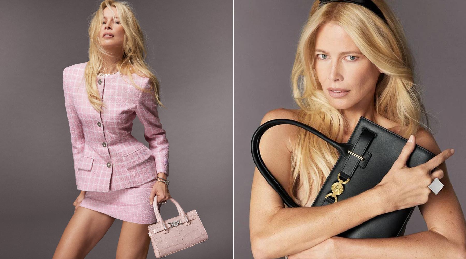 Claudia Schiffer & Versace do it again: Nova Versace SS24 kampanja vraća nas u 90-te