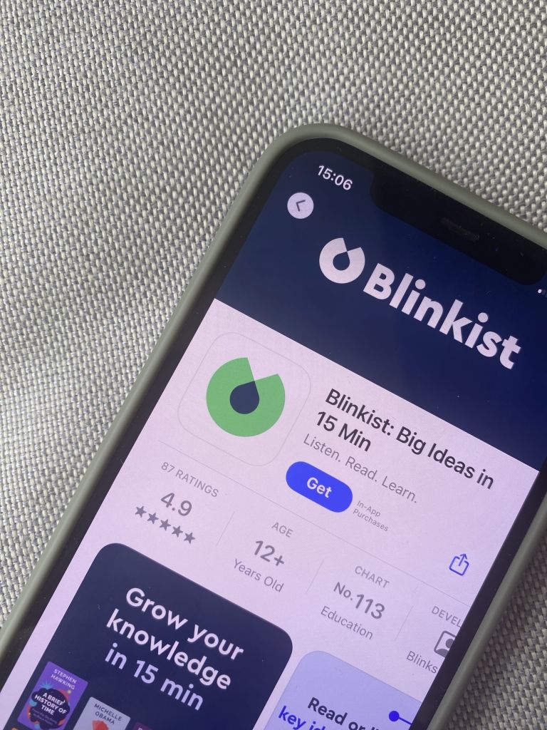 Blinkist aplikacija