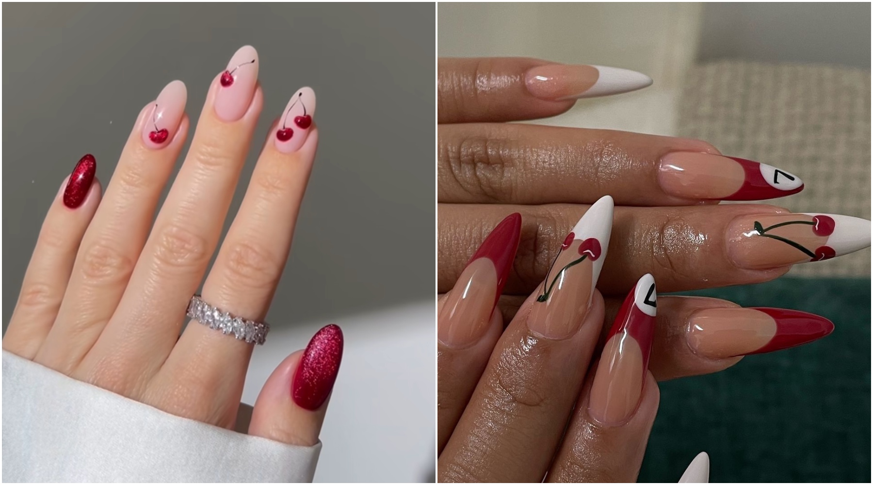 Cherry nails: Prolećna nail art inspiracija koju prepisujemo