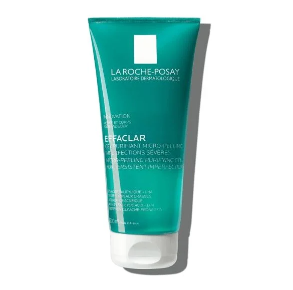La Roche-Posay EFFACLAR Pročišćavajući mikro-piling gel za čišćenje lica i tela