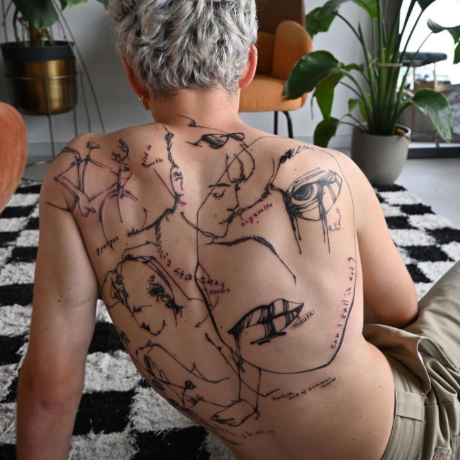 Tehnika koja uzima „it“ titulu mikro tetovažama – Sketch tattoo