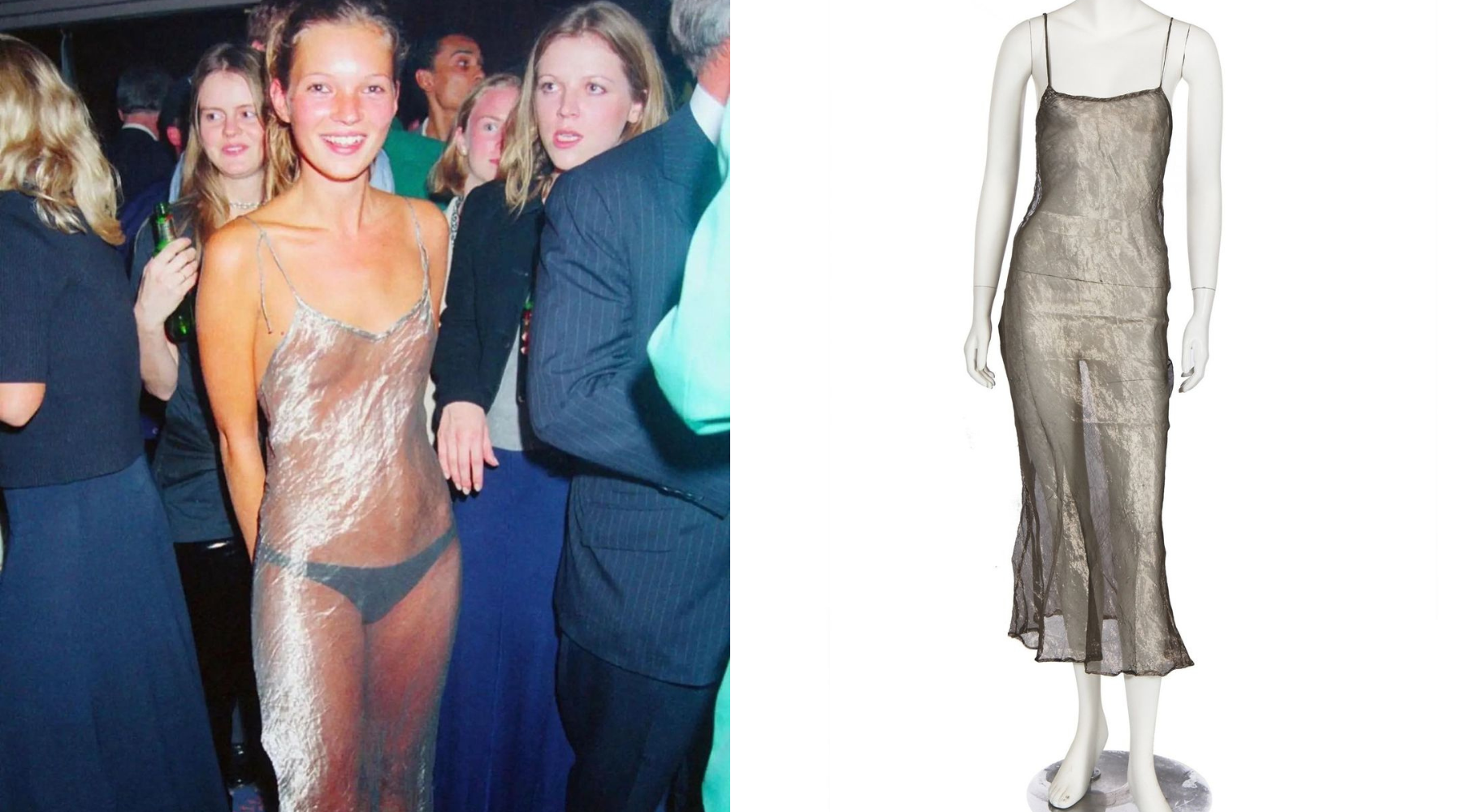 Kontroverzna „naked dress“ koju je nosila Kate Moss ide na aukciju