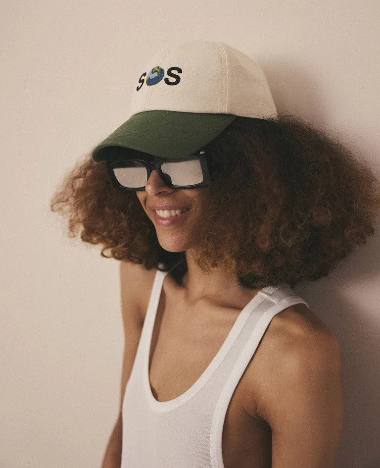 SOS Embroidered Baseball Cap