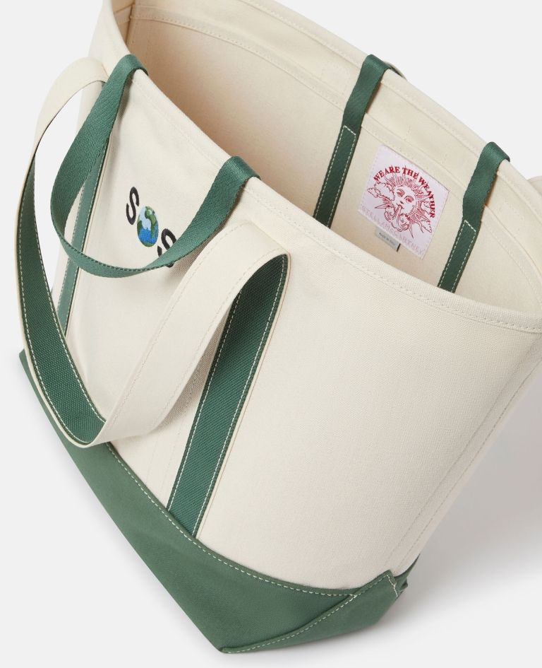 SOS Embroidered Large Tote Bag