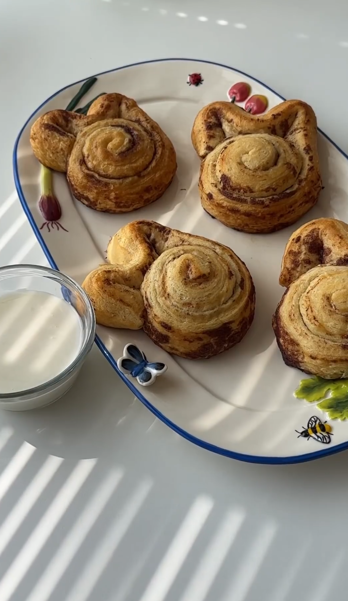 cimet rolnice u obliku zečeva recept