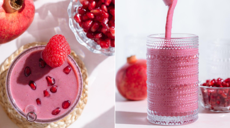 pink smoothie recept