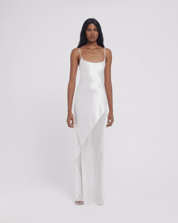 Rat and boa slip dress