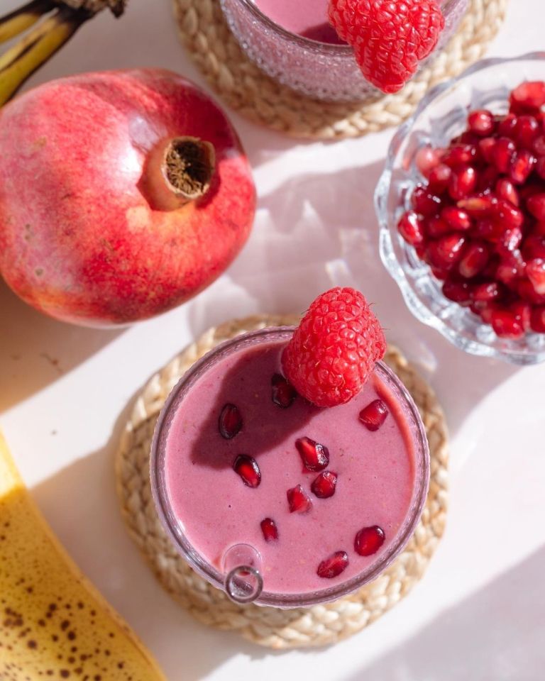 recept pink smoothie