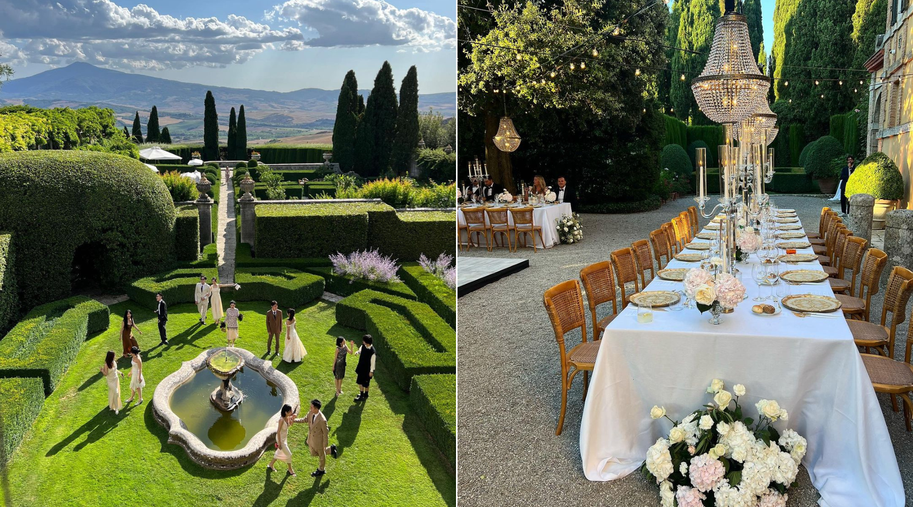 From Italy, With Amore: Imanje u Toskani čija bašta je idealna za prolećna venčanja na otvorenom