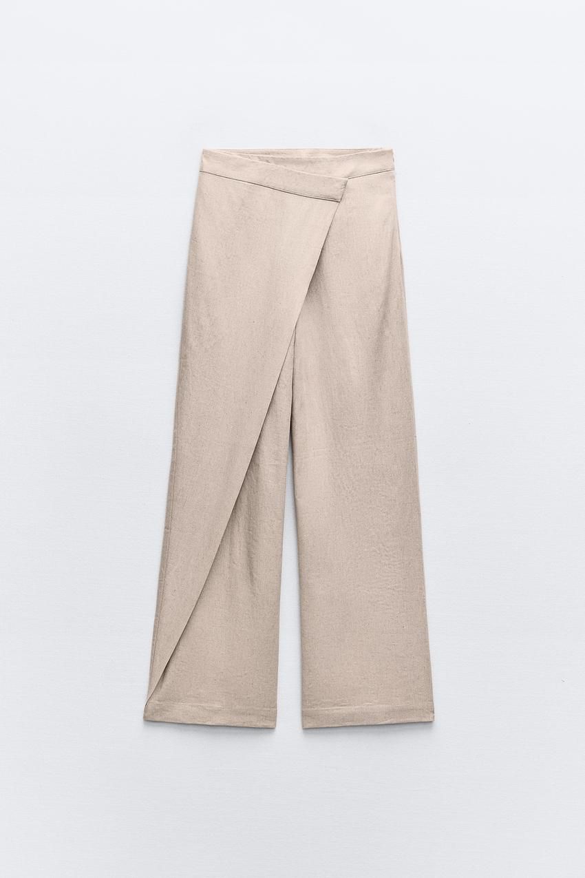 zara lanene pantalone