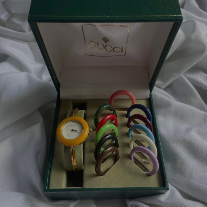 Wishlist: Gucci Interchangeable Bezel watch