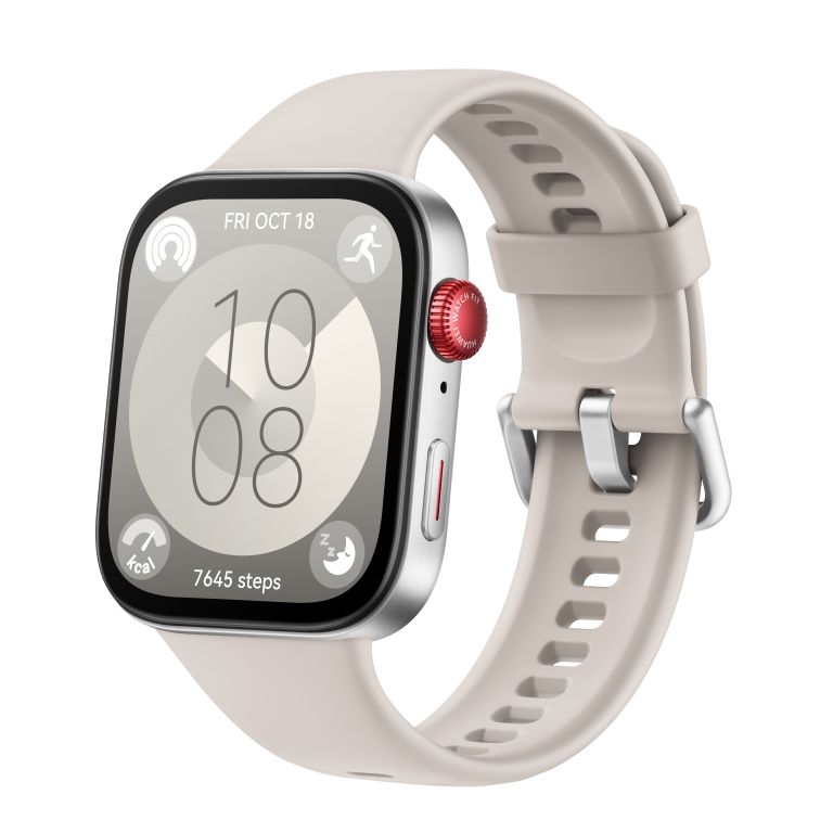 MKT_Solo_Basic Angle_White Fluoroelastomer huawei watch fit 3