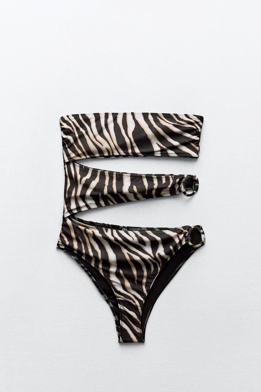kupaći zebra print zara