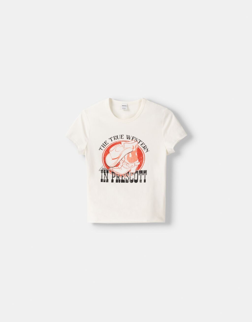majica sa printom kaubojski stil bershka