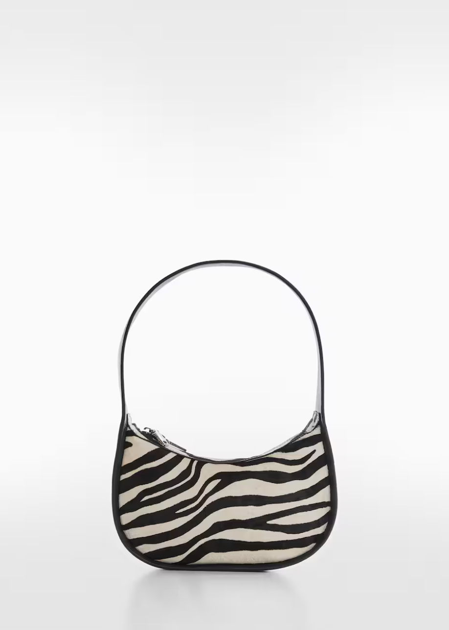 mango zebra print torba