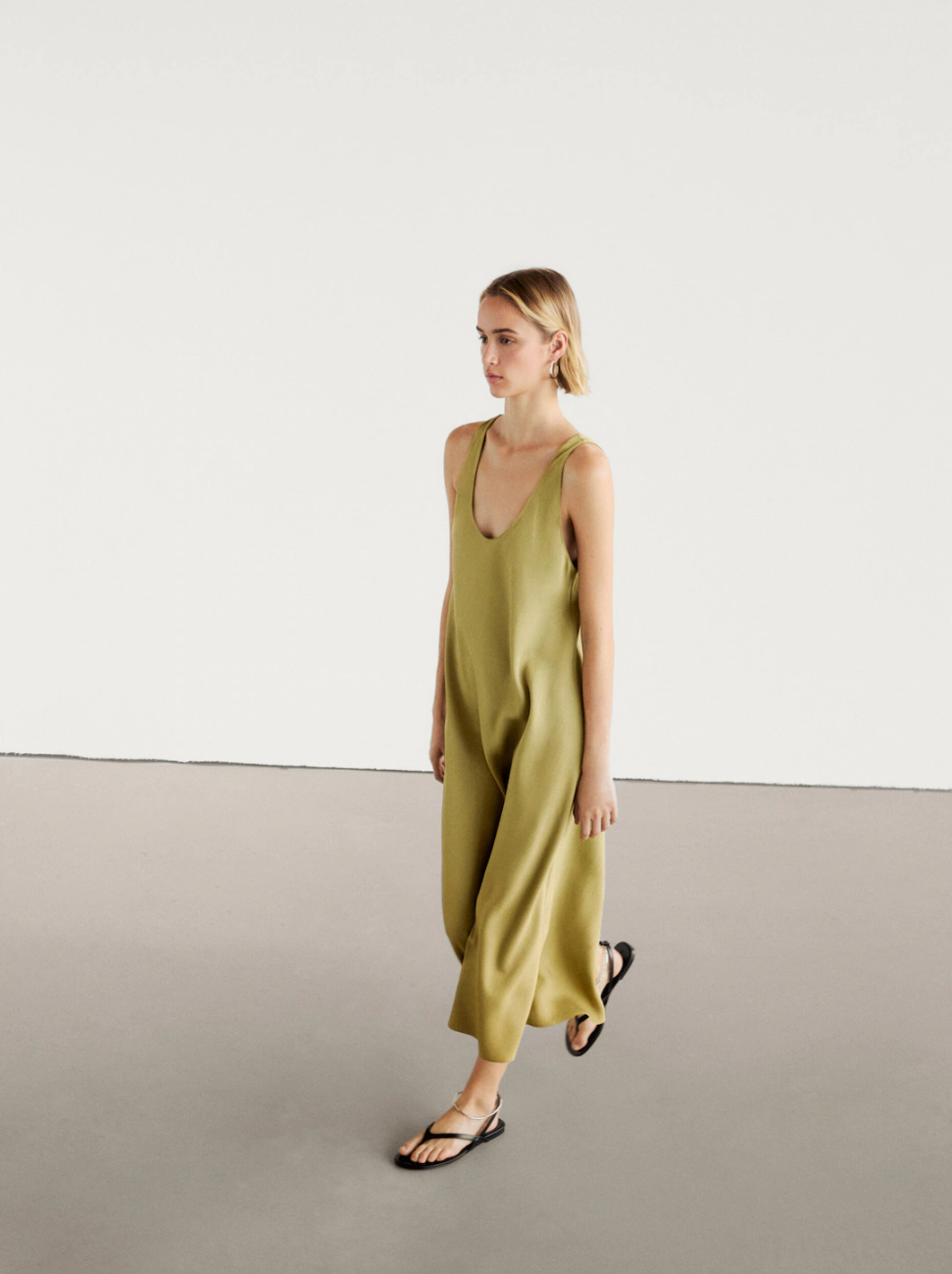massimo dutti midi haljina