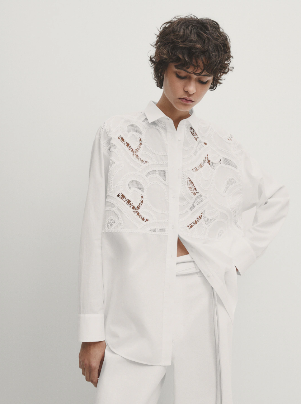 massimo dutti rupičasta bluza